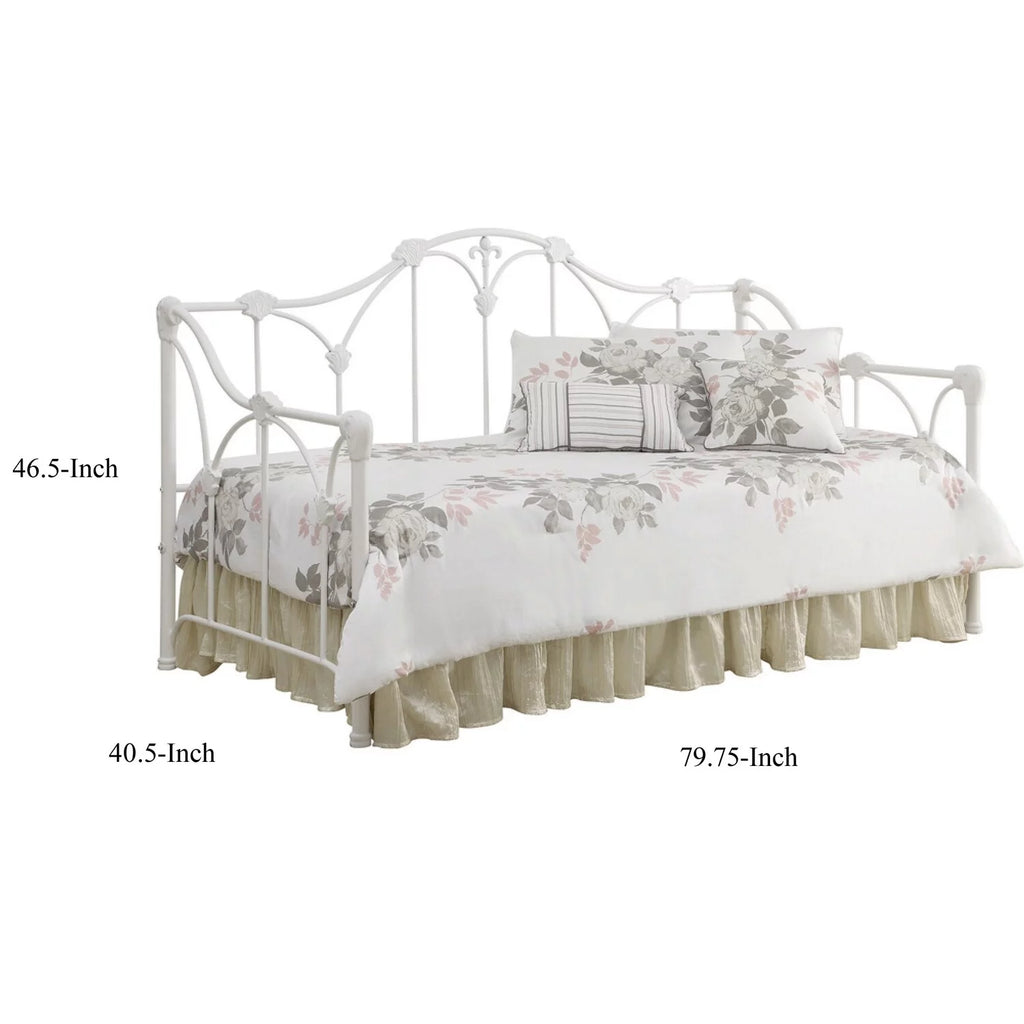 Twin Metal Daybed with White Frame G382986