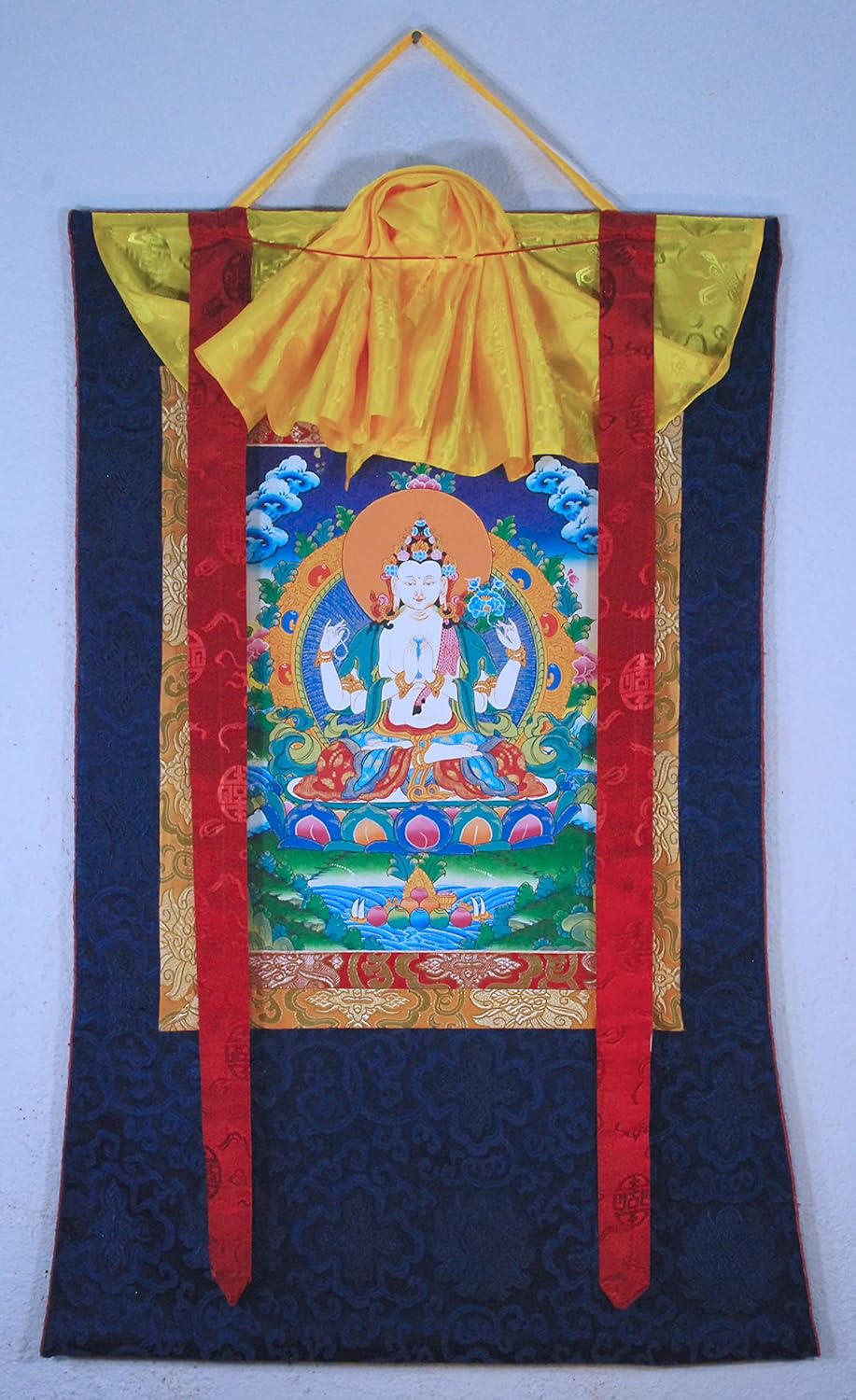 Hand Painted Thanka Thangka D249